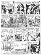 BARBE ROUGE : Planche originale 6 Tome 30 Barbe Rouge L'or et la gloire